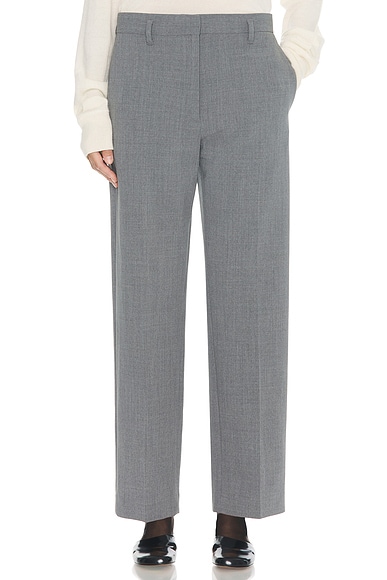 The Row Relian Pant in Grey Melange