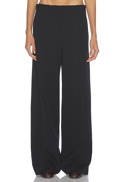 The Row Dender Pant in Dark Navy