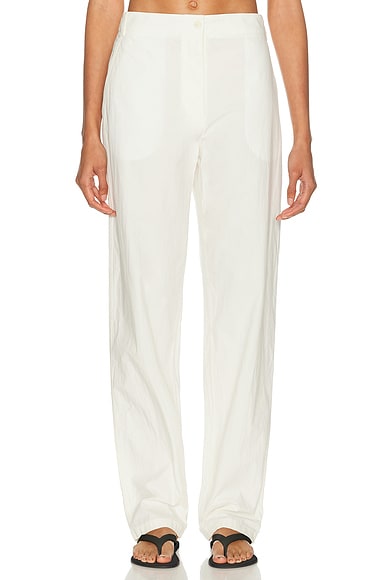 The Row Fael Pant in Off White