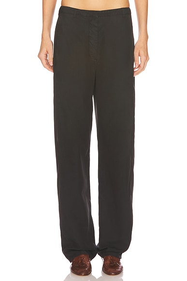 The Row Bayou Pant in Faded Black
