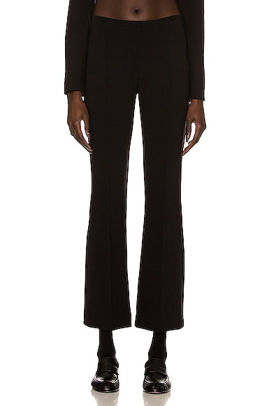 The Row Beca Seamed Pants In Black