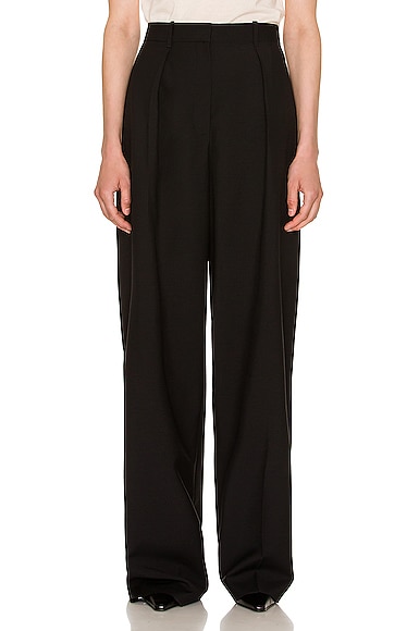 The Row Marce Pant in Onyx