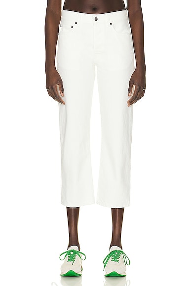 The Row Lesley Pant in White
