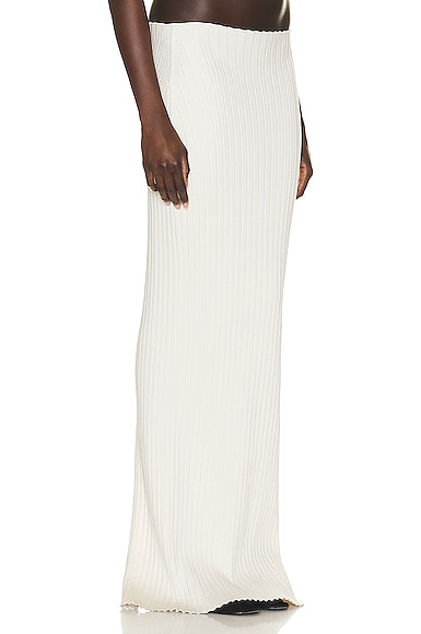 Shop The Row Moss Skirt In Latte