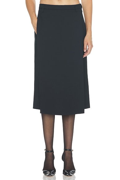 The Row Azarion Skirt in Black