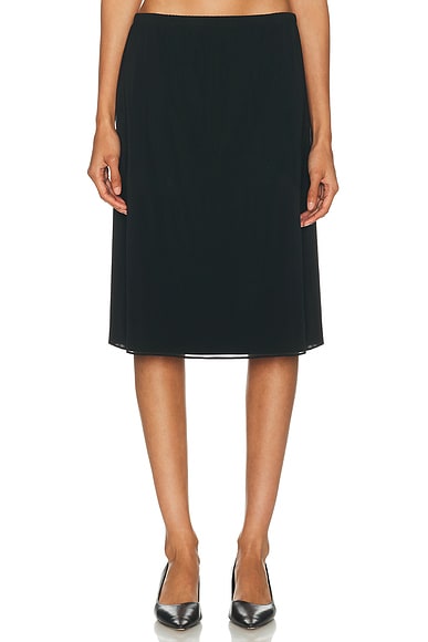The Row Ivera Skirt in Black