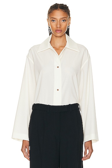 Shop The Row Rigel Shirt In Shell