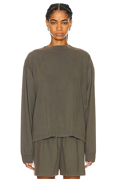 The Row Amira Top in Mud