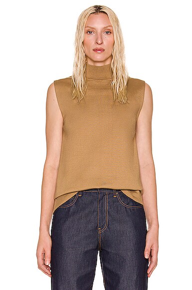 The Row Gianico Top in Brown