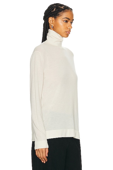 Shop The Row Fulton Turtleneck In Ivory