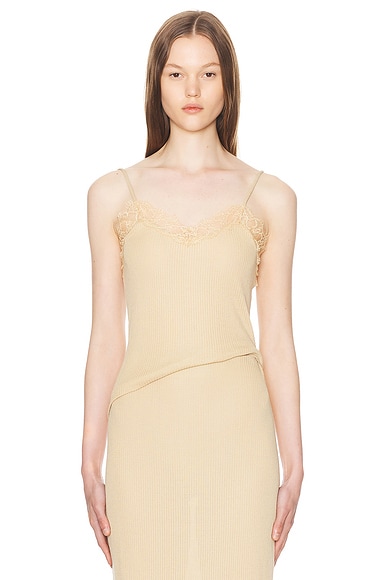 The Row Ikee Tank in Champagne