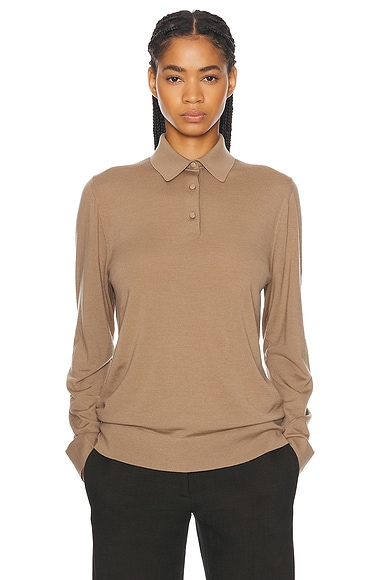 The Row Ipanelli Polo in Camel