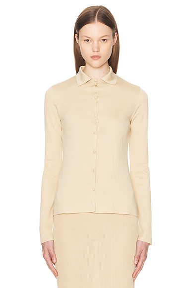 The Row Ikara Top in Champagne | FWRD The Row Ikara Top in Champagne | FWRD