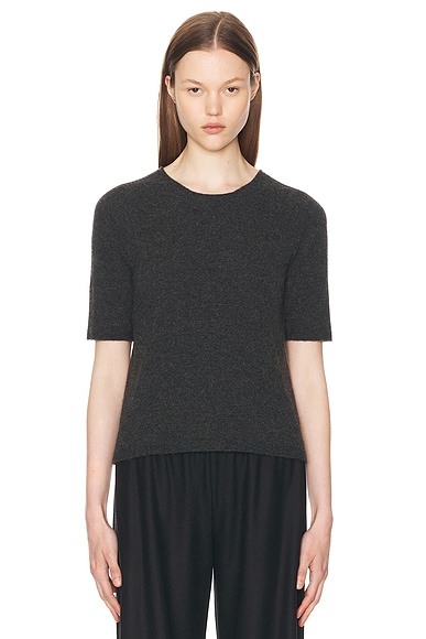 The Row Ipar Top in Enzyme Black
