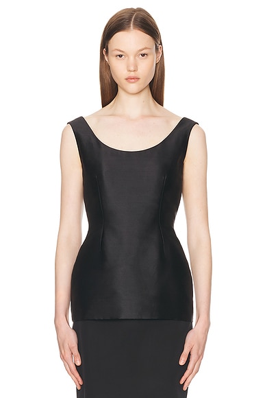 The Row Emeric Top in Black