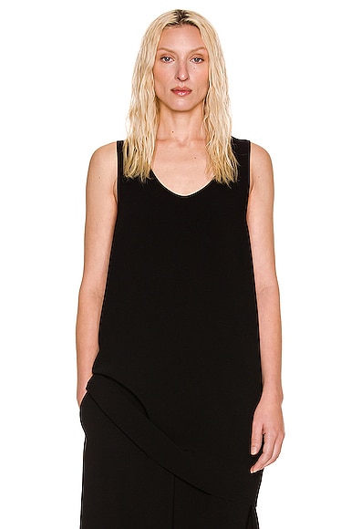 The Row Jacqueline Top in Black