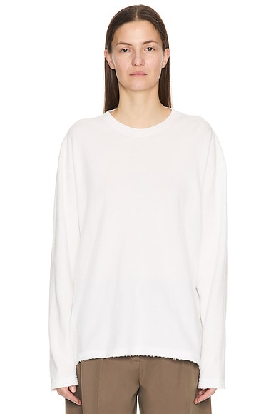 MIU MIU 24AW Logo Long Sleeve Shirt