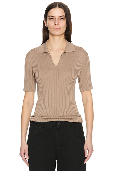 The Row Kaiomi Top in Beige