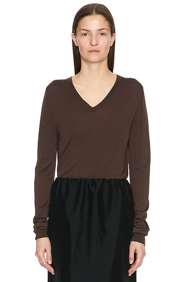 The Row Katarina Top in Brown