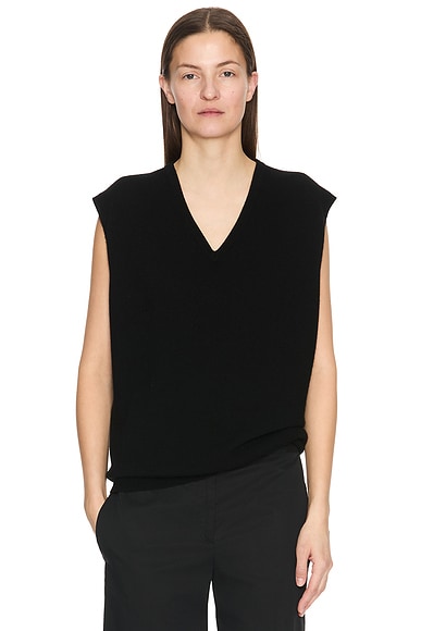 The Row Kossy Top in Black
