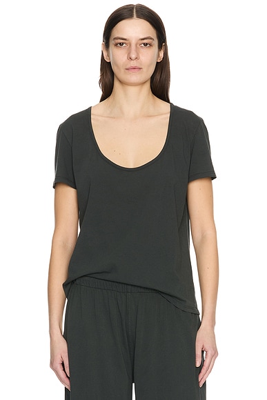 The Row Stilton Top in Faded Black