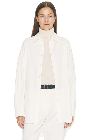 The Row Luka Shirt in White