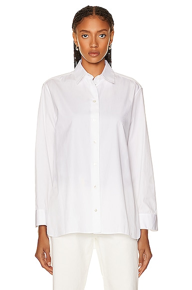 The Row Sisilia Shirt In Optic White
