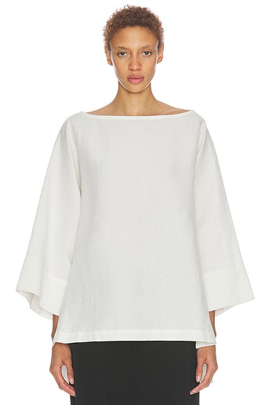 The Row Junia Top in White