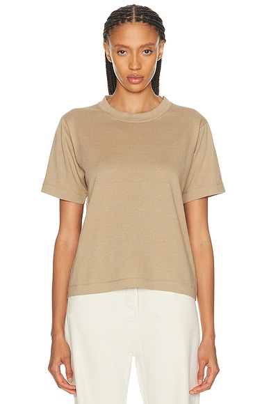 The Row Orlan Top in Taupe