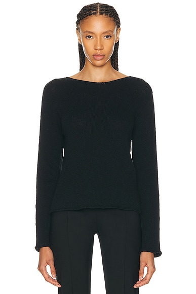 The Row Omiko Top in Black