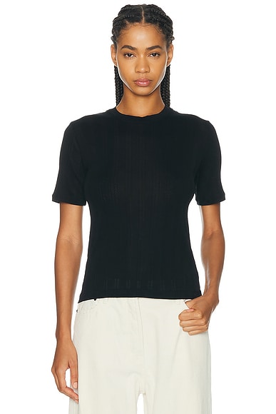The Row Etina Top in Black