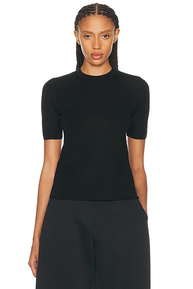 The Row Ozzi Top in Black
