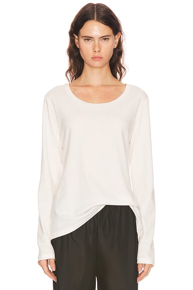 The Row Kalto Top in Off White