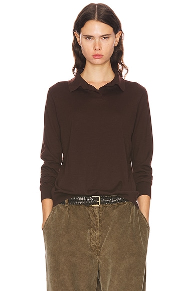 The Row Pauli Top in Plum