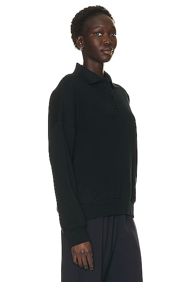 The Row Corzas Top In Dark Navy