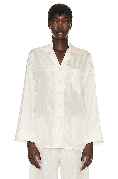 The Row Morpheus Shirt in Off White