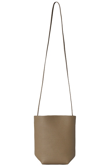 The Row North South Park Crossbody Bag in Smoked Taupe Ans