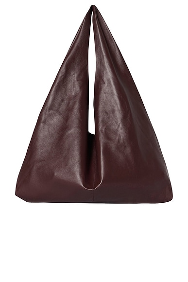 The Row New Bindle Bag in Burgundy ANS