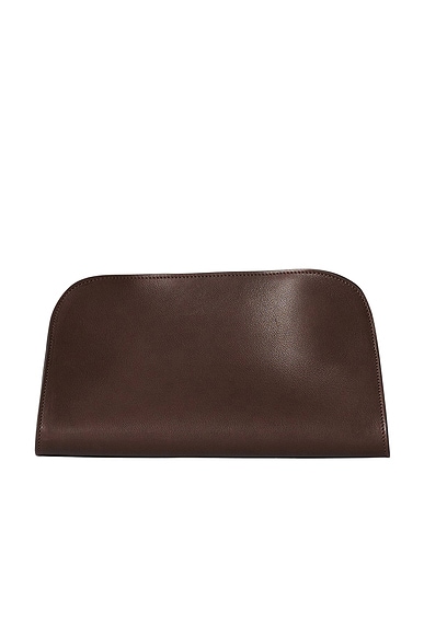 The Row Peggy Clutch in Hippo Grey ANS