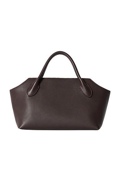 The Row Terrasse Bauletto Bag in Dark Brown ANS