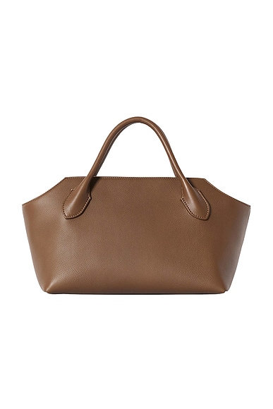 The Row Terrasse Bauletto Bag in Tawny Brown ANS