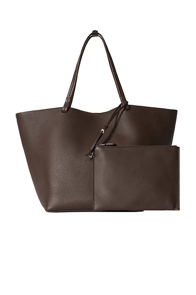 The Row Park Tote Three Bag in Deep Brown ANS