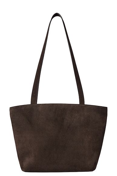 The Row Parker Bag in Dark Brown ANS