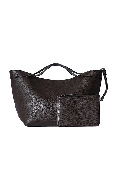 The Row Small Kit Tote Bag in Dark Brown ANS