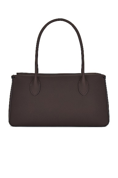The Row E/W Top Handle Bag in Espresso PLD | FWRD
