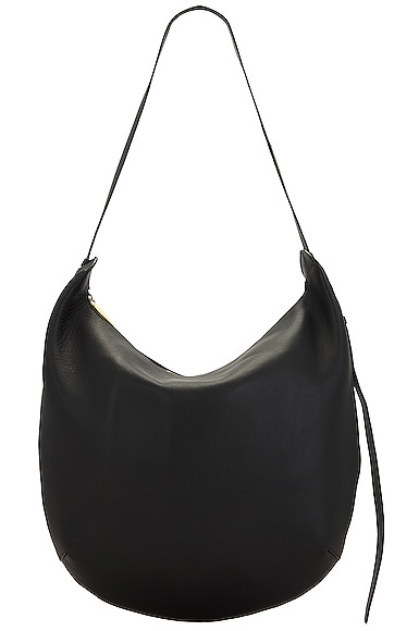 The Row Allie Hobo Bag in Black | FWRD