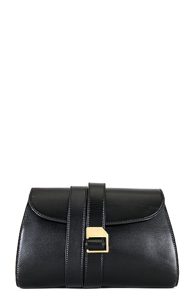 【THE ROW】Isla Bag in Leather The Row Isla Leather Clutch in Black | Lyst