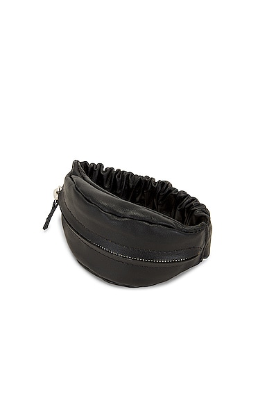 The Row Coin Wristlet in Black | FWRD