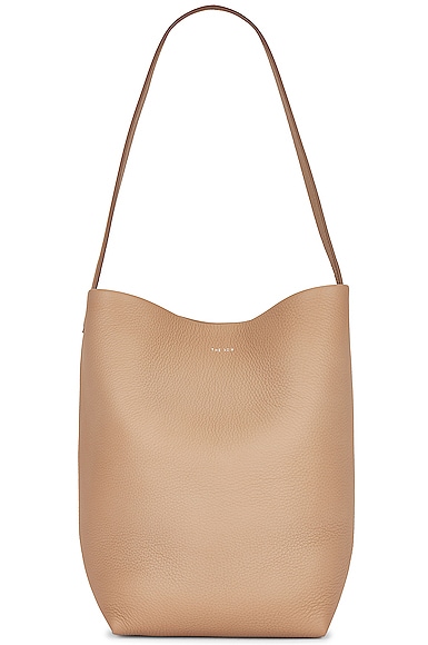 The Row Medium North South Park Tote in Dark Taupe
