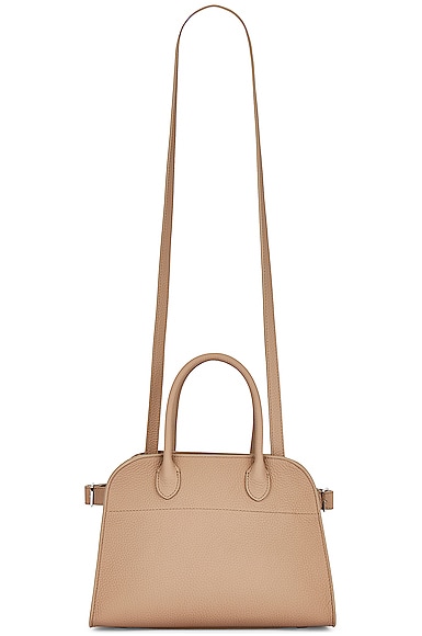 The Row Soft Margaux 10 Bag in Dark Taupe FWRD